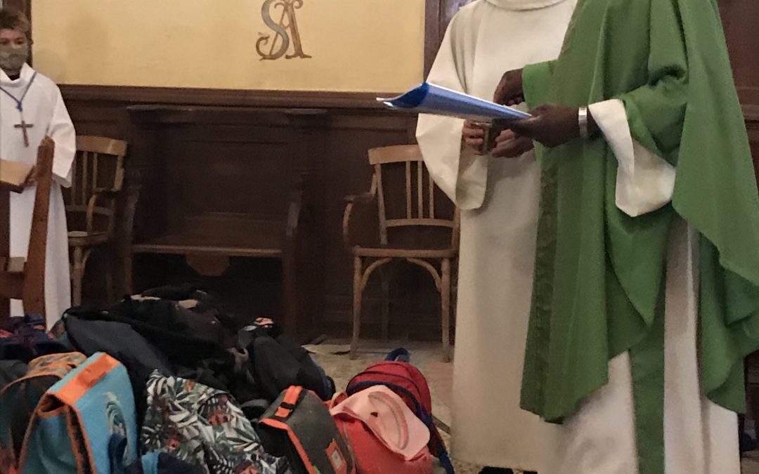 Bénédiction des cartables …