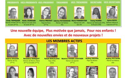 PRESENTATION DE NOTRE NOUVEAU BUREAU D’APEL