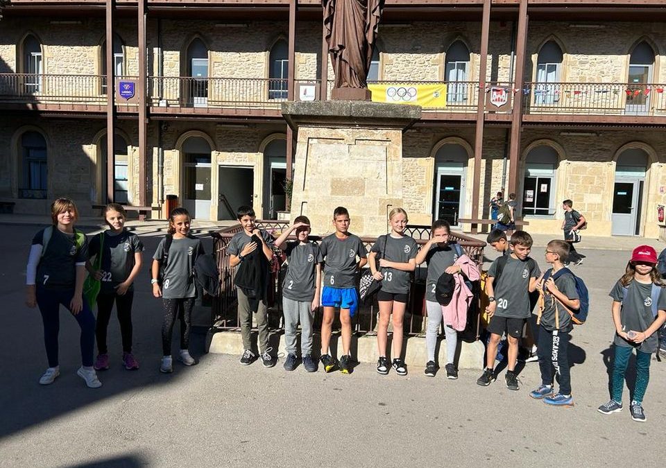 NOS COLLEGIENS AU CROSS DEPARTEMENTAL
