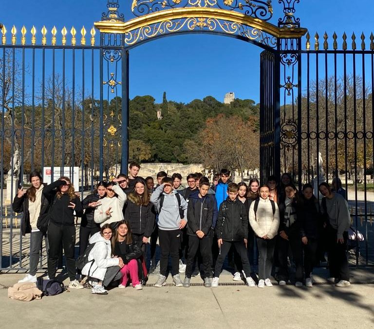 SORTIE CULTURELLES DES 4èmes 3  A NIMES