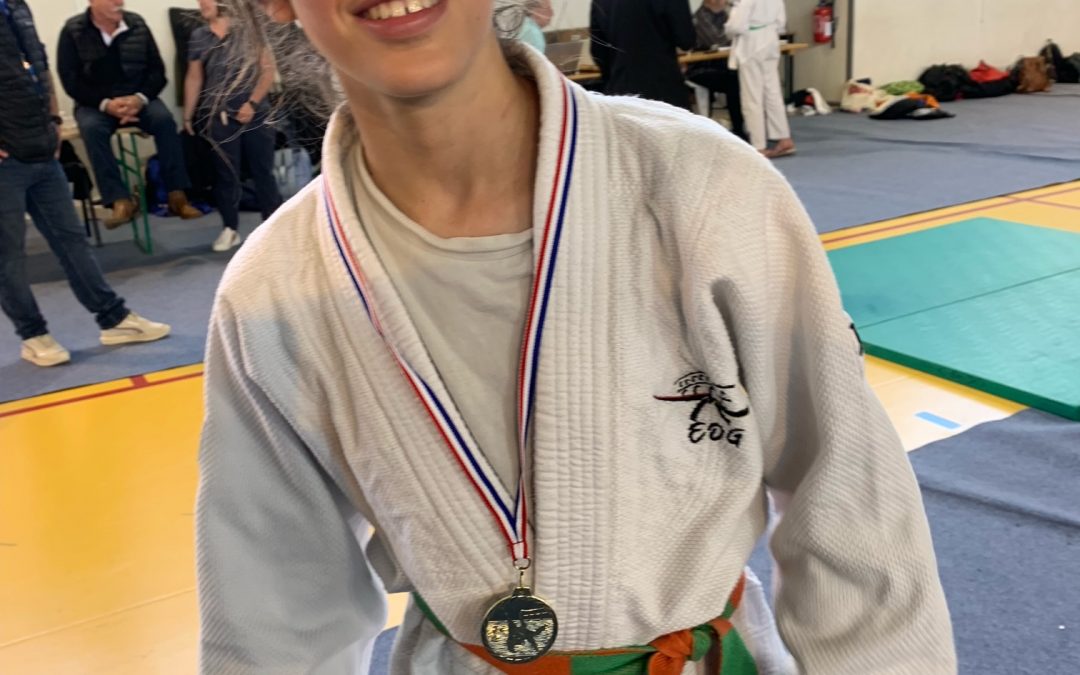 Ce Dimanche 17 mars, Camille Julia a remporté le championnat Gard / Hérault / Lozère benjamine en -40 kg !
