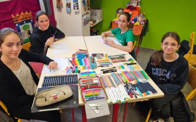 Début du projet sur la paix pour  les élèves espagnol bilangue…