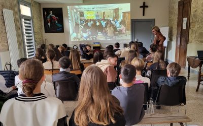 Les quatrièmes soutiennent l’association d’accueil des réfugiés du Sommiérois