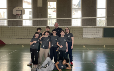 Nos jeunes volleyeurs en action au tournoi UGSEL