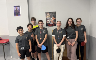 Nos pongistes brillent à Toulouse : Esther qualifiée pour le championnat de France