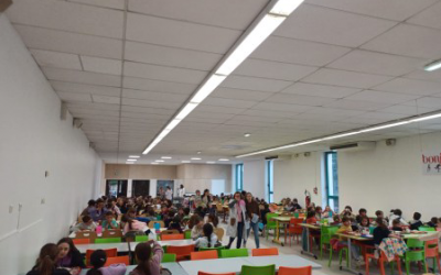 Cantine : La salle des Jardins fait peau neuve