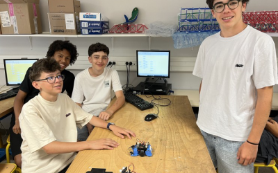 Robots : défis réussis pour nos élèves