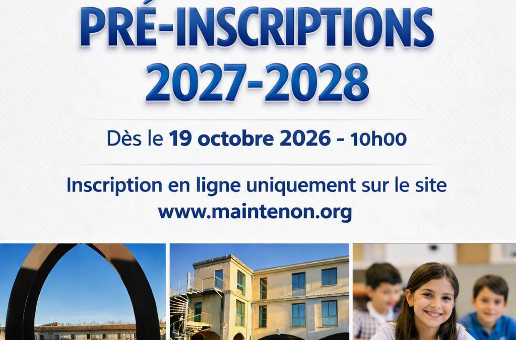 PRE INSCRIPTIONS / 2027-2028